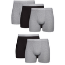 Hanes Men's Boxer Briefs, Cool Dri Moisture-Wicking Underwear, Cotton No-Ride-up for Men, Multi-Packs, M Size