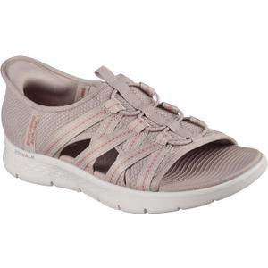 Skechers Womens On-The-go Hands Free Slip-ins Go Walk Flex Sandal  Sadie (9, Taupe)