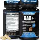 NAD+ Supplement 1000mg, Liposomal NAD Supplements with Resveratrol, 6 IN 1 NMNH Supplement Alternative High Purity NAD Plus for Men and Women Energy & Healthy Aging – 100 Capsules