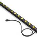 12 Outlet Long Power Strips Heavy Duty Wide-Spaced Outlets Industrial Power Strip Surge Protector with 4ft Cord for Garage Workshop Office Home, ETL Certified, 1875W, Black