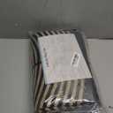 Lahome Modern Rainbow Easy Jute Outdoor Patio Rug, 3x5 Black Washable Rugs for Entryway Office Farmhouse Classroom Carpet, Contemporary Non Slip Front Door Mat for Porch Guestroom Room Decor (Dark Grey/Charcoal Black)