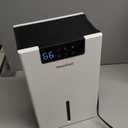 KeepGlad Dehumidifier, 98OZ Dehumidifiers for Home, Humidity Display, Silver