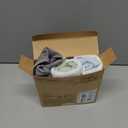 3-Pack Organic Swaddles for Newborns, Baby Sleep Sacks 0-3 Months - Baby Swaddle Wrap, Newborn Wearable Blanket, Infant Sleep Sack for Girls, Boys, Soft & Snug, Large Hook & Loop Closure (Ripple) (One Size)