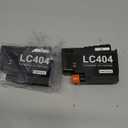 LC404BK LC404 Ink Cartridges Replacement for LC404XL LC404 Ink Cartridges for Brother Printer Compatible with Brother MFC-J1205W MFC-J1215W MFC-J1205W XL Printer (2 Black)