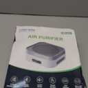 Air Purifier for Home  True HEPA Filter for Pets, Smoke & Allergies | 600 Sq Ft Coverage | Ultra-Quiet & Portable for Bedroom/Travel (1 Pack, Grey White)