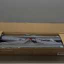 Sliding Pet Gate for Doorways Expandable 32"-55" Wide Adjustable Pet Gate 28 Inch Tall Step Over Baby Proofing Gate for Doorways Mesh Pet Gate for Stair Dog Gate Indoor Child Gates for Doorways (Gray)