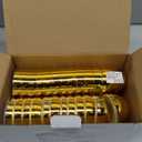 Skirfy 24PCS Golden Easter Eggs, Empty 3.15" Golden Eggs Bulk Fillable for Easter Hunt Party Favor Basket Stuffers Filler Classroom Prize Supplies Decor