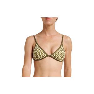 Quiksilver Women's Women's Lowers Tile Print Triangle Bikini Top (S)