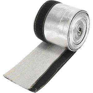 Car Heat Shroud 5/8" ID 10ft Aluminized Sleeving Insulated Shield Sleeve Heat Wire Shield Sleeve for 5/8" OD Fuel Lines Heat Protection Auto Replacement Parts
