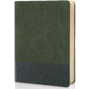 Lined Journal Notebook for Work College Ruled Note Book 5.79"x8.27"A5 PU Leather Daily Journaling 216 Pages for Women Men Writing Home School Supplies Business (A5 Lined 216pages, 03-Dark Green)