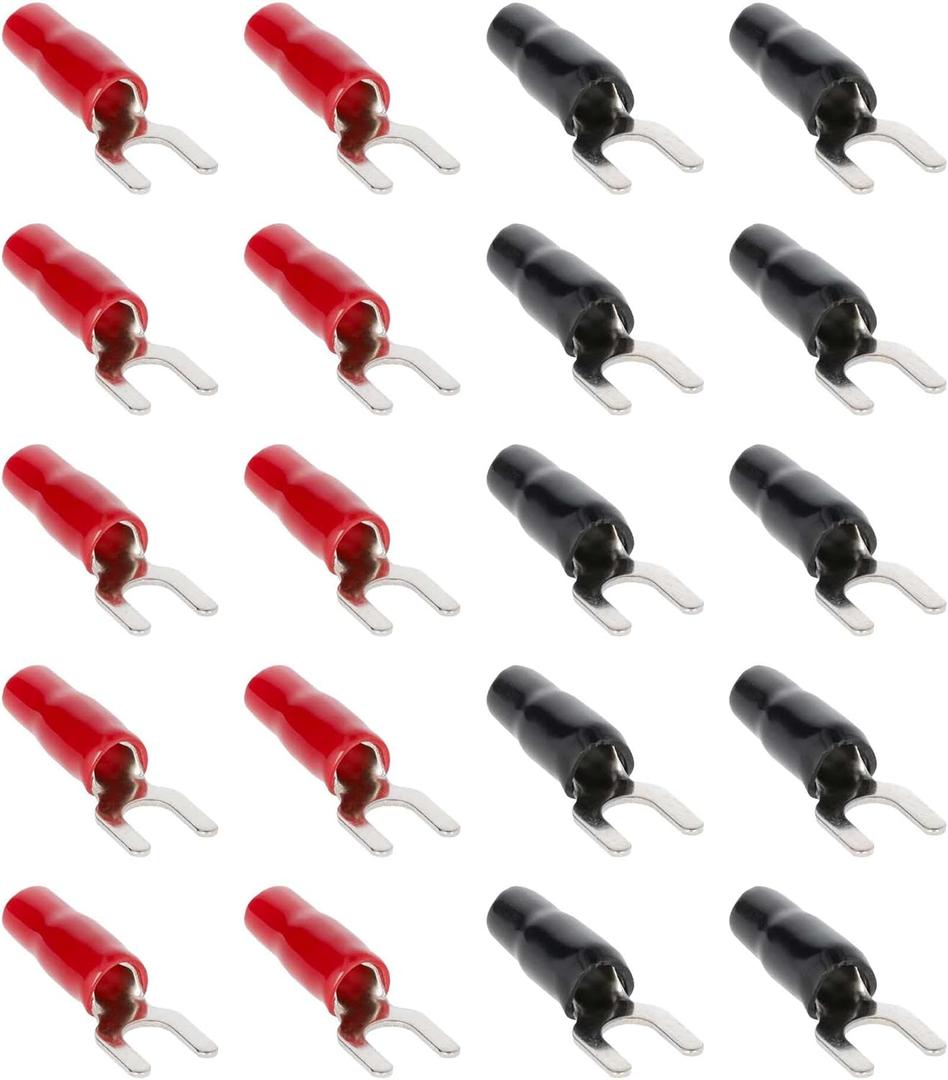 T-Spec V8-ST2-20 V8 Series Nickel Plated Spade Terminal, 20 Pack