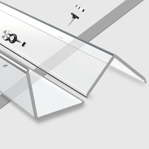 CHIDU Corner Guard, Pre-Drilled Clear Wall Corner Protector with Screws, L-Shaped Thickened Edge Protection for Sharp Wall, Door Frame, Table, Countertop - 2 PCS x 35.4" L x 1.97" W