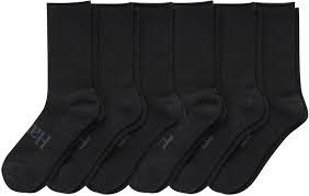 Hanes Men's Originals Supersoft Crew Socks, Stretch Crew Socks For Men, 6-12, 11-Pairs