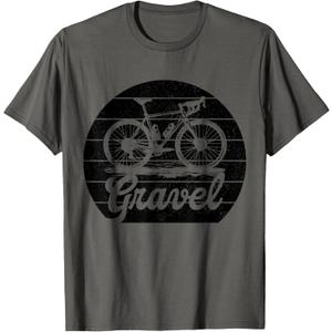Gravel Bike Vintage Cycling Cyclist Bicycle T-Shirt S