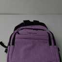 Lapsouno Extra Large Travel Backpack, Travel Laptop Backpack, Multiple Pockets 17.3 Inch Carry on Backpack with USB Port, TSA Friendly Water Resistant College School Business Bag for Women, Purple