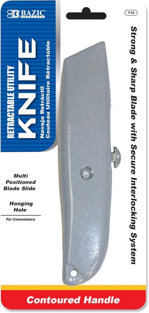 BAZIC Multipurpose Utility Knife (114-24P)