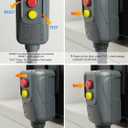 Hair Dryer, 140, 000 RPM High Speed Blow Dryer for Fast Drying, Negative Ionic Hair Dryers for Women, Thermo Control Lightweight Hairdryer for Home and Travel Black