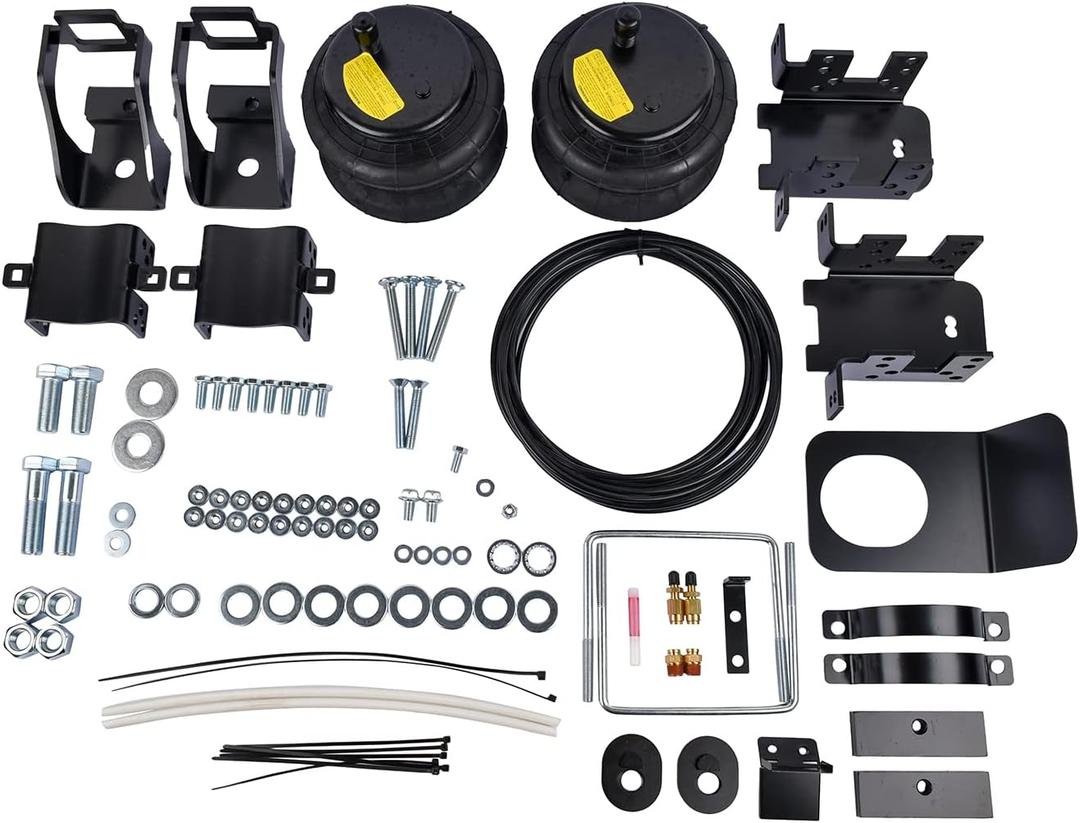W217602550 Air Bag Helper Spring Suspension Kit Fits for F250 F350 1999-2004 2008-2010 Rear Helper Bag Spring Towing 5000 lbs Replaces W21-760-2550