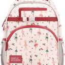 Simple Modern Medium Toddler Backpack for School Girls and Boys | Kindergarten Elementary Kids Backpack | Fletcher Collection | Kids - 15" tall | Pink Ballerina