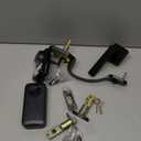 Veise Fingerprint Door Lock Set, Keyless Entry Door Lock, Front Handle Set, Electronic Keypad Deadbolt with Lever Handle, 2 Keys, Auto-Locking, One-time Codes, Easy to Install, Matte Black