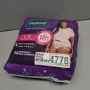 Depend Night Defense Adult Diapers, Incontinence & Postpartum Bladder Leak Underwear for Women, Disposable, Overnight, Large, Blush, 14 Count 