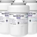 Amazon Basics Replacement GE MWF Refrigerator Water Filter for Filtration, NSF Certified, Compatible with GE and Kenmore, Premium Filtration, Easy to Install, Pack of 3