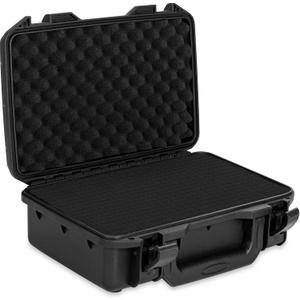 Hard Carrying Case,Shockproof Storage Box with Customizable Foam,11inch Portable Protective Tool Box for Microphone,Recorder,Electronics,Tools,Cameras,Equipment and More,11.6"x7.3"x3.9"