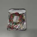 12 Christmas Tree Bows Decoration Red Green Striped Bowknot with Bell Xmas Bow Hanging Ornament for Christmas Holiday Party Home Outdoor Indoor Decoration Supplies