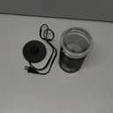 4 In 1 Electric Milk Frother Steamer - Hot and Cold Coffee Foam Froth Maker 350ml/12oz, Automatic Milk Warmer Foamer for Latte, Cappuccinos, Macchiato, Chocolate