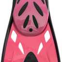 Cressi Adult Adjustable Snorkeling Fins with Ultra Resistant Buckles, Very Light, Ideal for Traveling - Tonga: Designed in Italy, Pink, S/M 