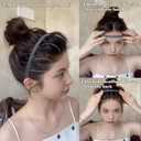 4 x 10 Pcs Plastic Headbands for Women Girls, Head Bands for Women's Hair Accessories Thin Headbands for Women Girls Teens,Style-1