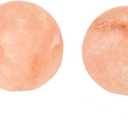 2 Pcs Ball Himalayan Salt Massage Stones Hot Massage Cold Massage Stones Set Warm Rocks Kit for Facial SPA1.97IN
