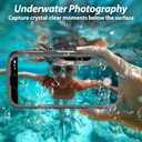 SPORTLINK for iPhone 17 Pro Case - IP68 Waterproof Military Protective Full Body Heavy Duty Shockproof 360 Sealed Dustproof with Camera Screen Protector Phone Cover for iPhone 17 Pro 6.3" Black