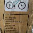 Mongoose Grafton Mountain Bike, 26 Inch Bike for Men and Women, 21 Speed, Aluminum Frame, Knobby Mountain Tires, Suspension Fork, Trigger Shifters, Mechanical Disc Brakes, Adult Bicycle