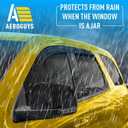 Extra Durable Window Deflectors in-Channel Window Visors Rain Guards Fit for Dodge Durango 2011-2026, Sun Visors, Wind Vent for Shades, Exterior Car Accessories - 4pcs. AG0871