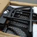 No-Drill Golf Cart Bag Holder, Foldable & Adjustable, Space-saving Golf Cart Rear Seat Bag Holder Rack Fits Grab Bars 7.28"-25.6", Universal for EZGO Club Car Yamaha, Easy Install, Anti-Shake