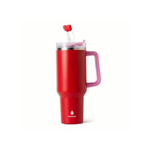 Manna Valentines™ Atlas Stainless Steel Tumbler - Red, 40 oz Manna Valentines™ Atlas Stainless Steel Tumbler - Red, 40 oz