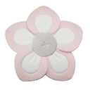 PandaEar Baby Bath Pad for Infant Newborn | Soft Flower 5 Petals for Sink Bathtub Essentials Shower Gift (Pink)