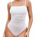 Avidlove Women Mesh Bodysuit Cami Body Suits Sexy Sheer Leotard Shirt Tops