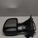 Dorman 955-1128 Driver Side Power Door Mirror - Heated / Folding with Signal Compatible with Select Ford Models, Black