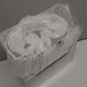 Lae Nuvole TwoPacks Cabinet Door Organizer Wall Mounted Shower Basket, Shower Caddy Stackable Plastic Adhesive Organizer for Bathroom, Kitchen, Cabinet, Pantry, Makeup, BPA Free, Clear