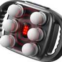 WGL&HJ 6 Heads Deep Tissue Massage Gun, for Thighs, Calves, Arms, Waist, Back, Buttocks,Neck and Shoulders Relaxation,Recover & Massage