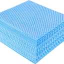 JEBBLAS Disposable Cleaning Towels and Dish Cloths, Reusable Towels,Handy Cleaning Wipes, 50 Count/Pack,Blue