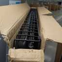 DUMOS Dog Crate, Large Double Door Dog Cage with Plastic Leak-Proof Pan Tray, Folding Extra Large Size Metal Wire Pet Kennel for Indoor, Outdoor, Travel, Size 48.0"L x 29.9"W x 48.0"H