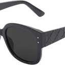 AEZUNI Trendy Reading Sunglasses Women Stylish Square Sun Readers UV Protection Glasses 1.0 1.5 2.0 2.5 3.0 3.5 (Not-bifocal