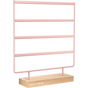 Earring Holder Stand, Earring Organizer Display Holder Stand for Hanging Earrings(88 Holes & 4 Layers)