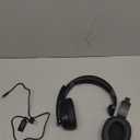 Trucker Bluetooth Headset with Dongle, Wireless Headsets with Noise Cancelling Microphone, 50+Hrs HD Talktime Bluetooth Headphones with Detachable Earpad/Single+Dual Mode for Office/Driving