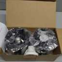 YIBEYYDS LED Garage Light  160W 16000LM 6500K LED Garage Ceiling Lights, Screw in Shop Lighting 5+1 Deformable Panels for Attic, Basement, Workshop, E26/E27 (2)