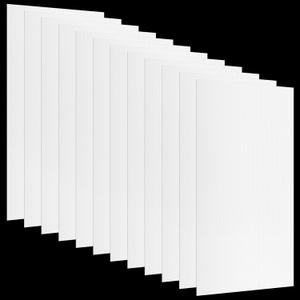 12 Pack 23.75" x 47.75" x 0.2"  Light Covers Diffuser Panels for Drop Ceiling, Replacement Ceiling Light Sheet Polycarbonate Fixture Panels for Office Classroom (Milky White)
