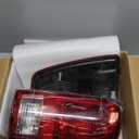 LED Tail Lights Assembly Compatible with 2013-2018 Dodge Ram 1500 2500 3500 Sport, Rear Light Taillights Replacement # 68093081AB 68093081AC (Black Border)